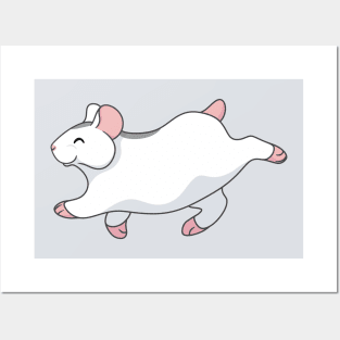 White Hamster Posters and Art